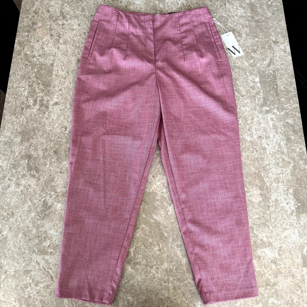 Worthington Straight Leg High Rise Pants- 8